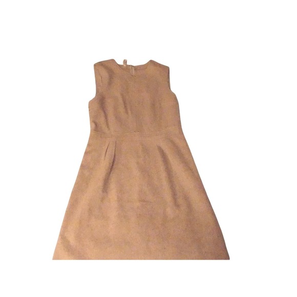 Philosophy di Alberta Ferretti A-Line Dress Tan Sleeveless Minimalist from Italy - Picture 2 of 9